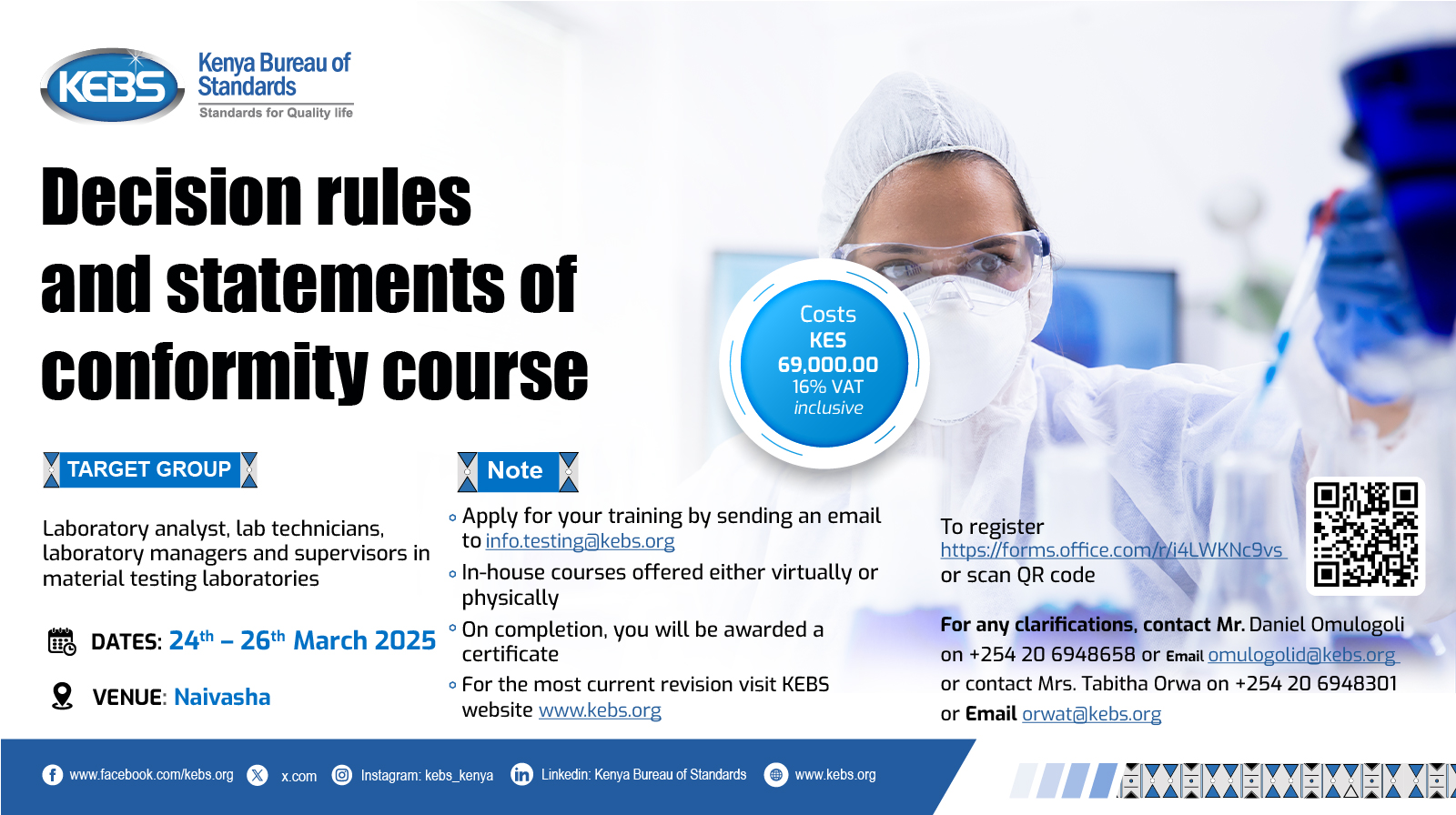 Kenya Bureau of Standards – Standards for Quality Life
